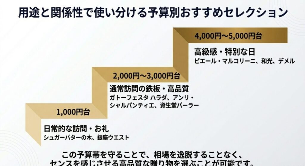 用途と関係性で使い分ける予算別おすすめセレクション