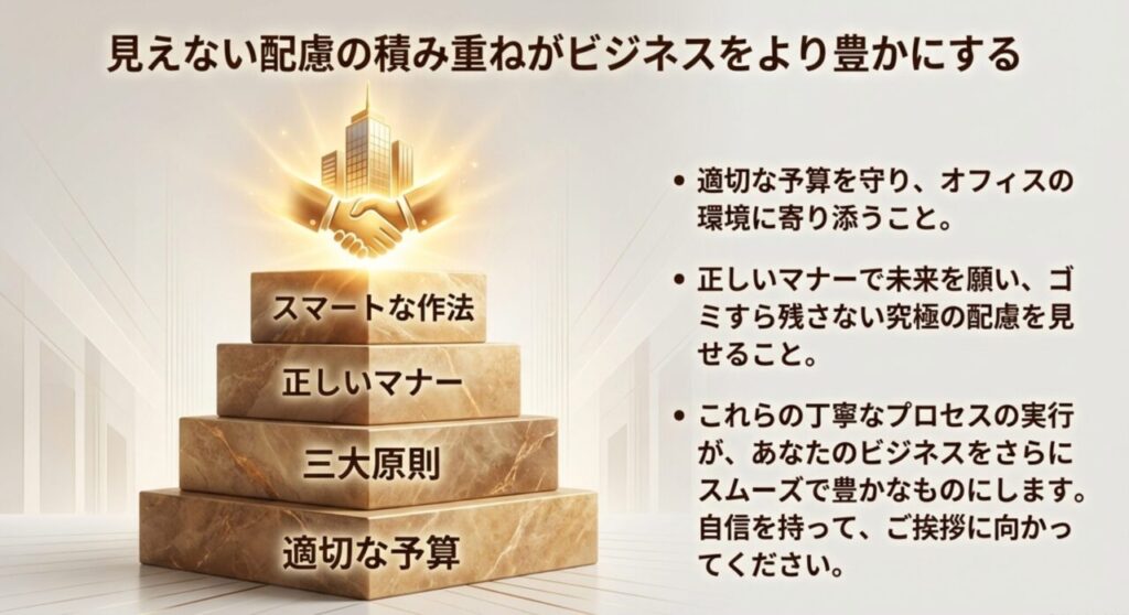 見えない配慮の積み重ねがビジネスをより豊かにする