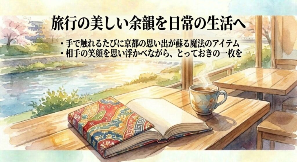旅行の余韻を日常に持ち帰る魔法のアイテム
