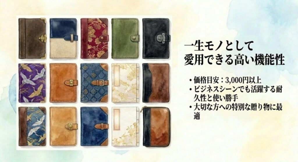 ビジネスシーンでも活躍する一生モノの高機能ブックカバー