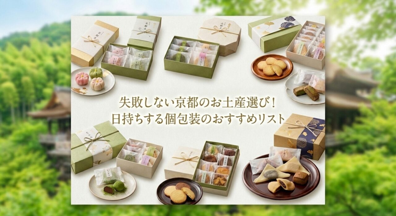失敗しない京都のお土産選び！日持ちする個包装のおすすめリスト