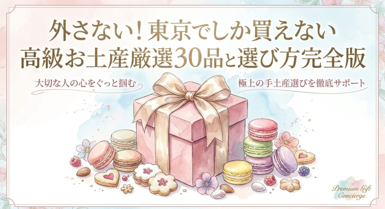 外さない！東京でしか買えない高級お土産厳選30品と選び方完全版