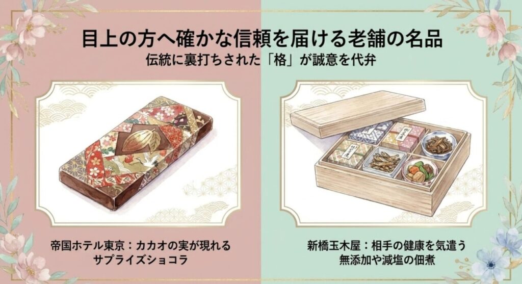 目上の方へ確かな信頼を届ける老舗の名品