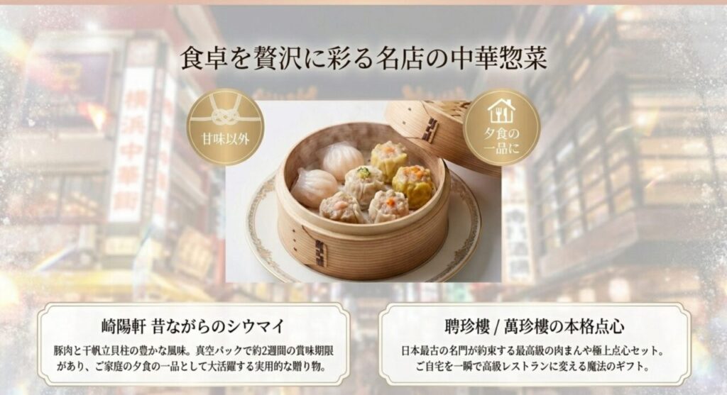 食卓を贅沢に彩る名店の中華惣菜