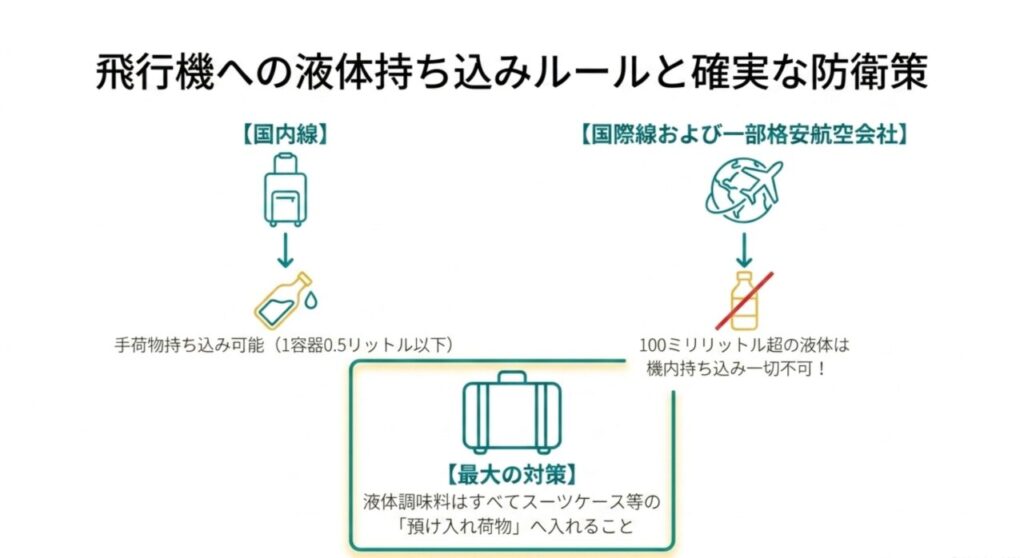 飛行機への液体持ち込みルールと確実な防衛策（国内線・国際線）