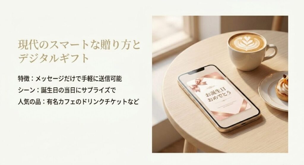 現代のスマートな贈り方であるデジタルギフトの特徴と利用シーン
