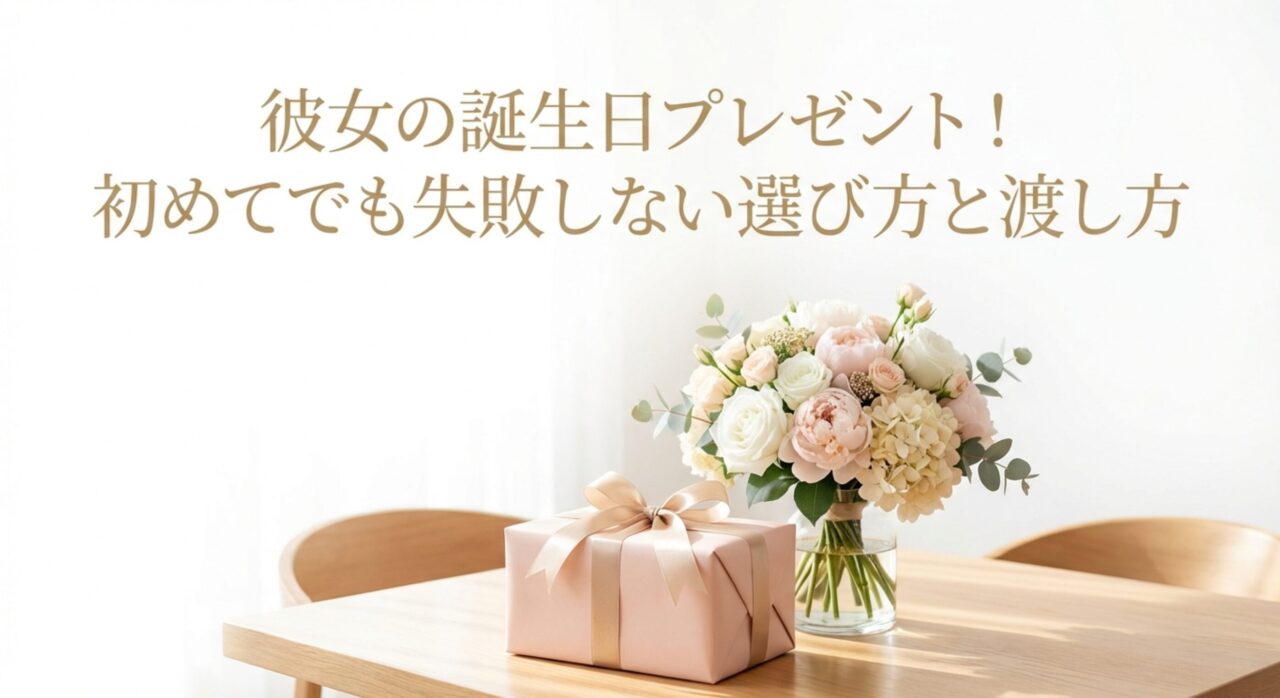 彼女の誕生日プレゼント！初めてでも失敗しない選び方と渡し方