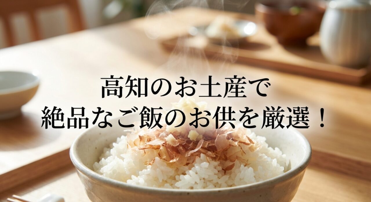 高知のお土産で絶品なご飯のお供を厳選