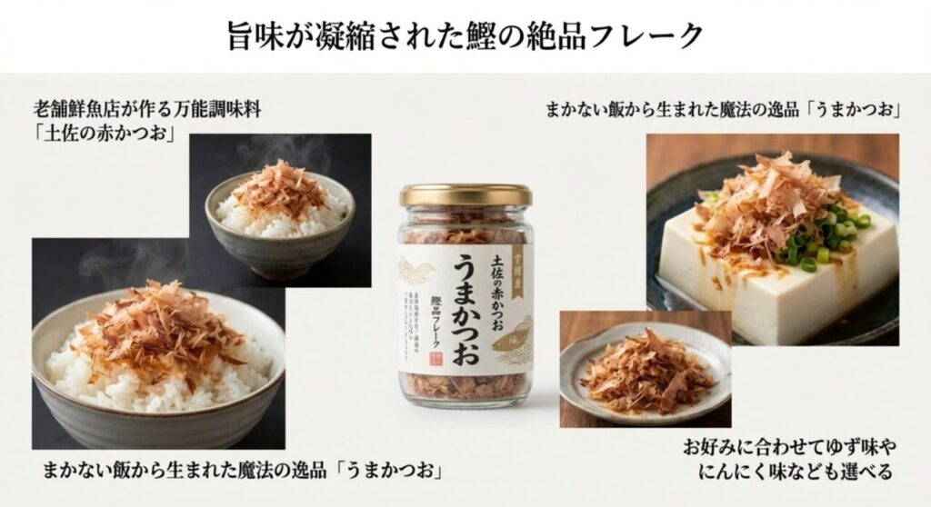 旨味が凝縮された土佐の赤かつおやうまかつお