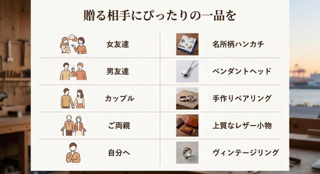 贈る相手にぴったりの一品を