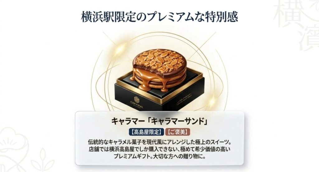 横浜駅限定のプレミアムな特別感 CARAMER