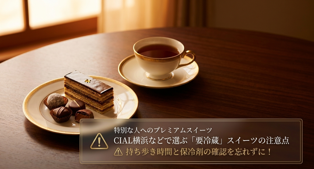CIAL横浜などで要冷蔵のプレミアムスイーツを選ぶ際の持ち歩き時間と保冷剤の注意点