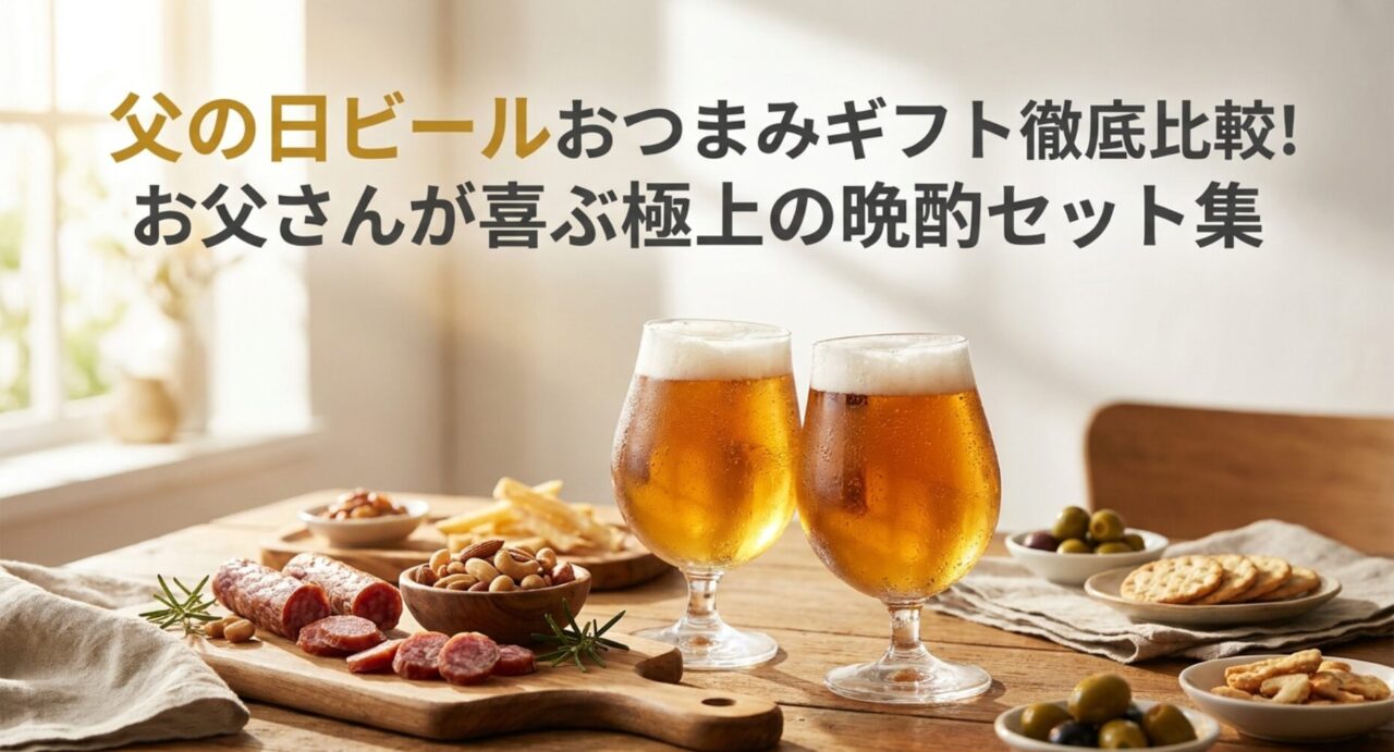 父の日ビールおつまみギフト徹底比較！お父さんが喜ぶ極上の晩酌セット集