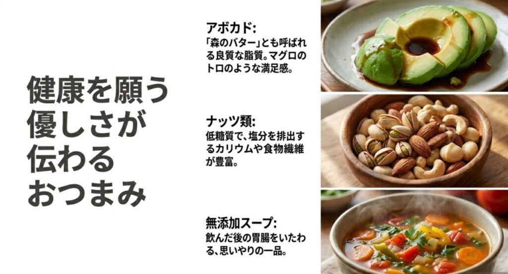 健康を気遣うお父さん向けのアボカド・ナッツ類・無添加スープの栄養素とメリット