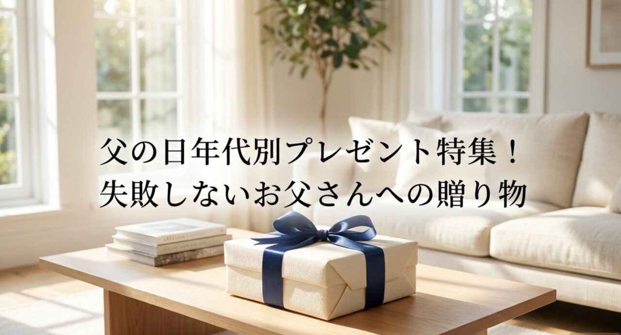 父の日年代別プレゼント特集！失敗しないお父さんへの贈り物