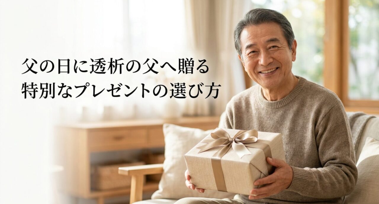 父の日に透析の父へ贈る特別なプレゼントの選び方