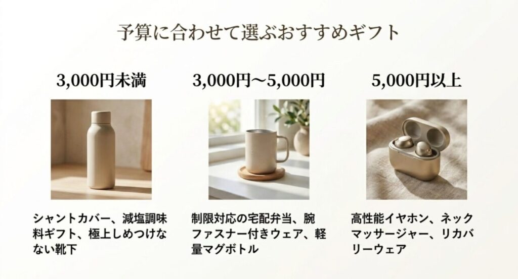 予算に合わせて選ぶ透析向けおすすめギフト