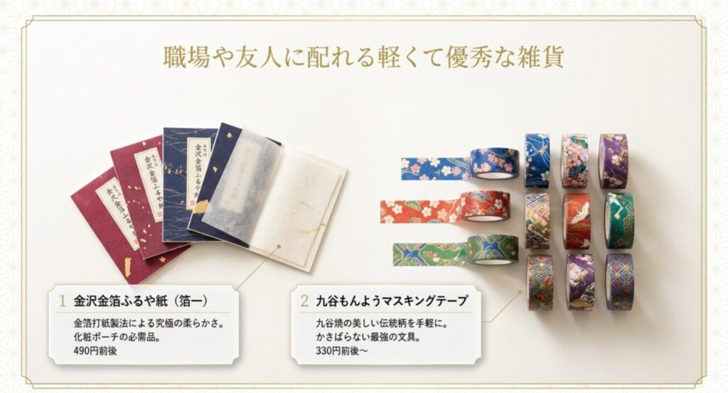 職場や友人に配れる軽くて優秀な雑貨