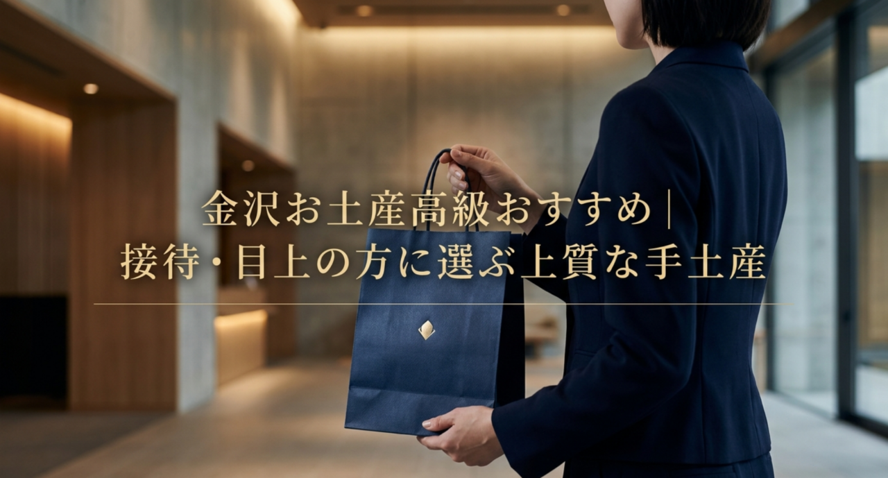 金沢お土産高級な品おすすめ｜接待・目上の方に選ぶ上質な手土産