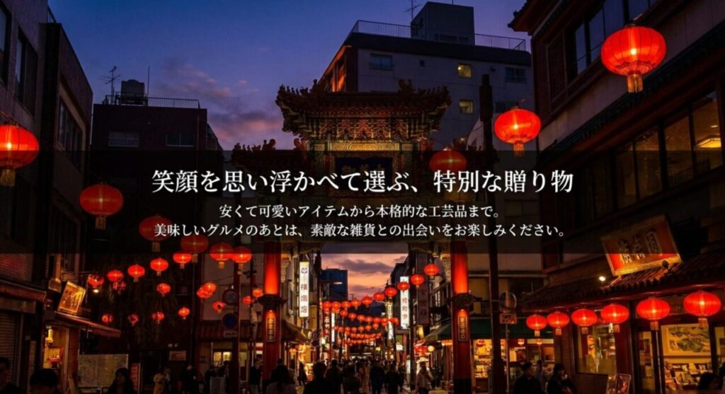 笑顔を思い浮かべて選ぶ横浜中華街の特別な贈り物