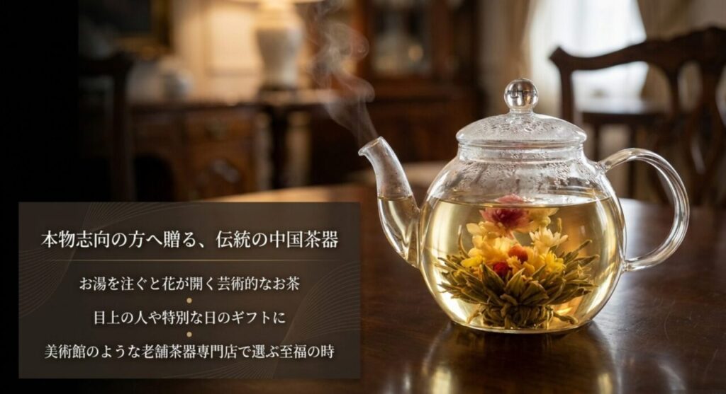 本物志向の方へ贈る伝統の中国茶器と工芸茶