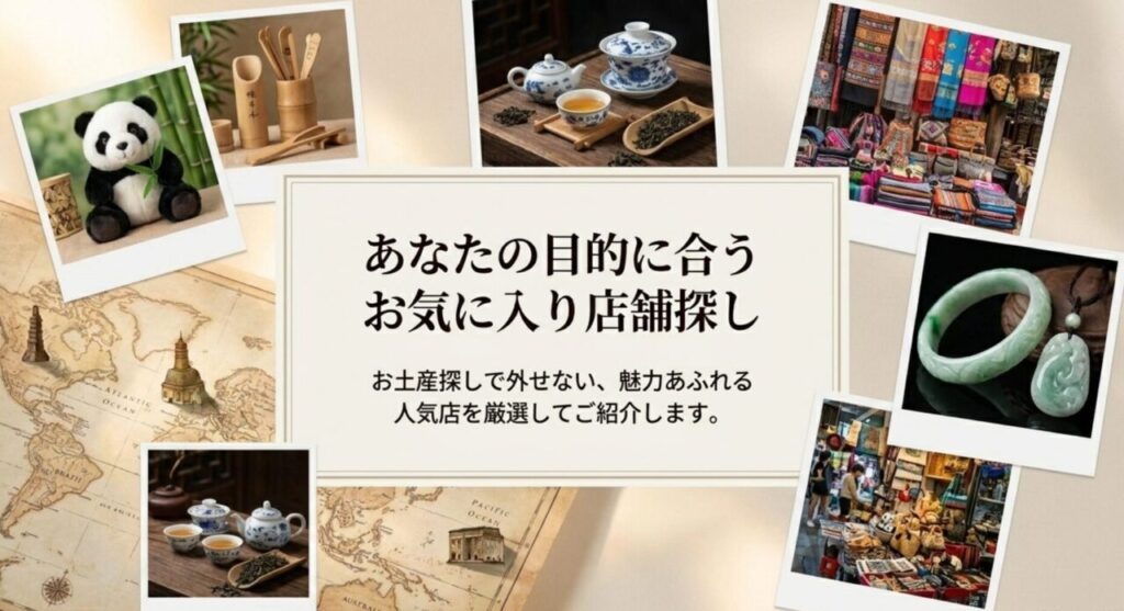 目的に合わせて選ぶ横浜中華街の人気雑貨店舗