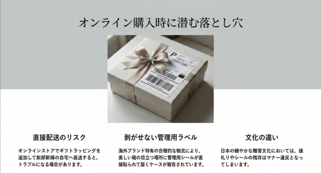 オンライン購入時に潜むラッピングの落とし穴