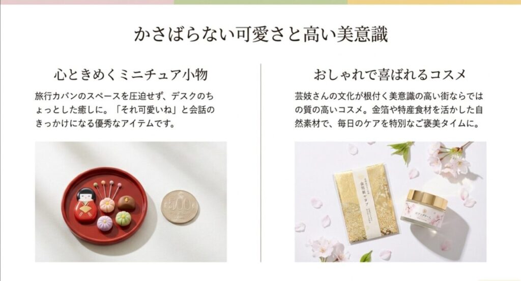 心ときめくミニチュア小物とおしゃれで喜ばれるご当地コスメ