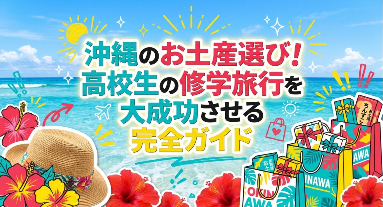 沖縄のお土産選び！高校生の修学旅行を大成功させる完全ガイド