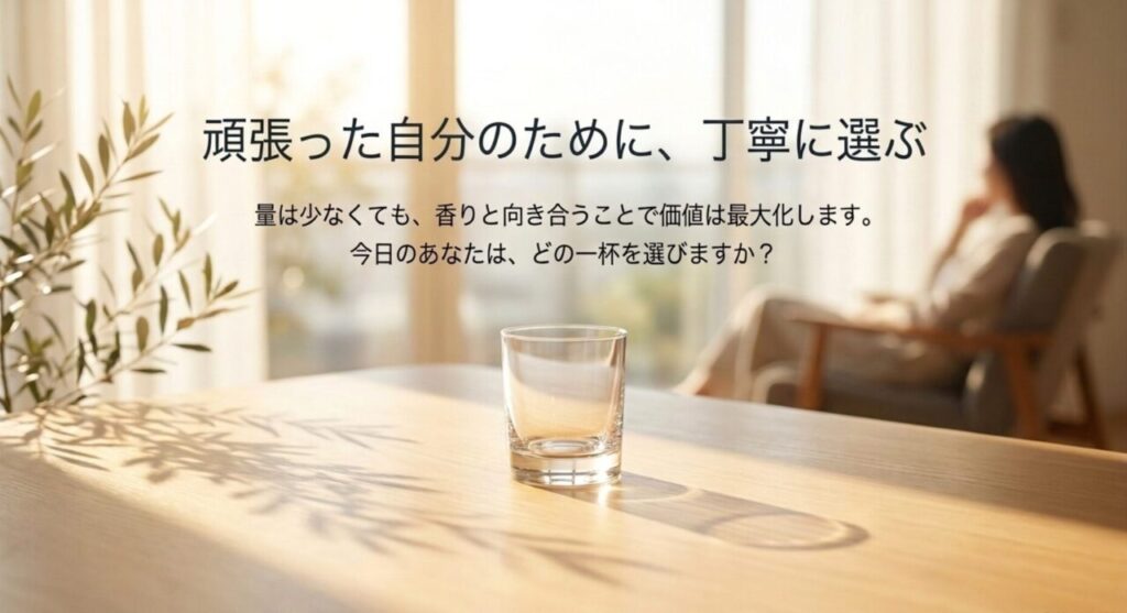 量より香りと向き合い自分に合う一杯を選ぶまとめ