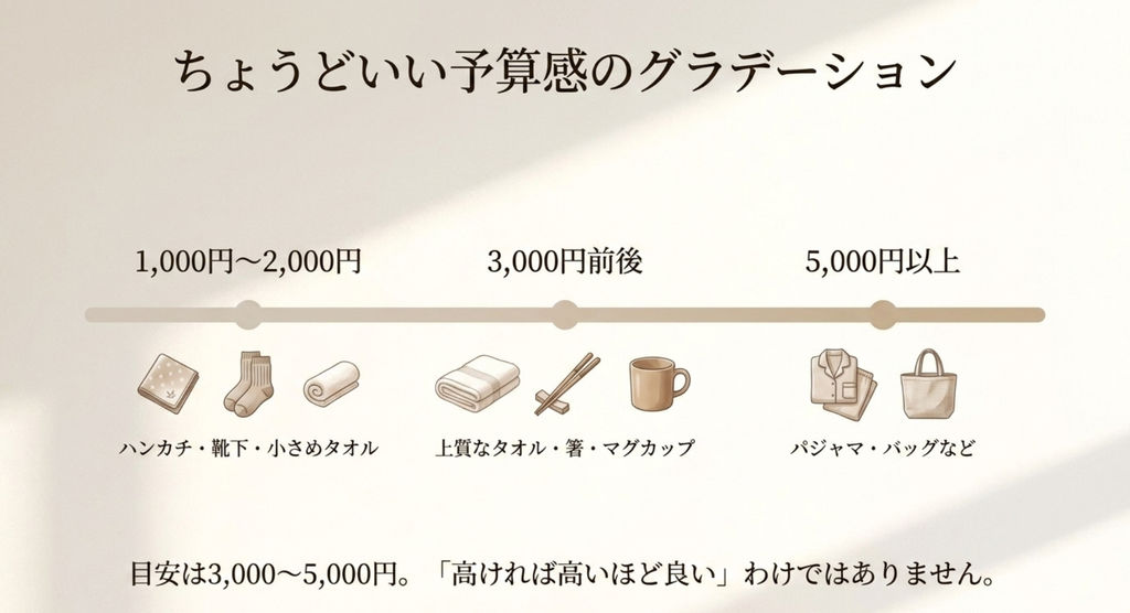 1000円から5000円以上まで敬老の日の実用ギフト予算と品物の目安