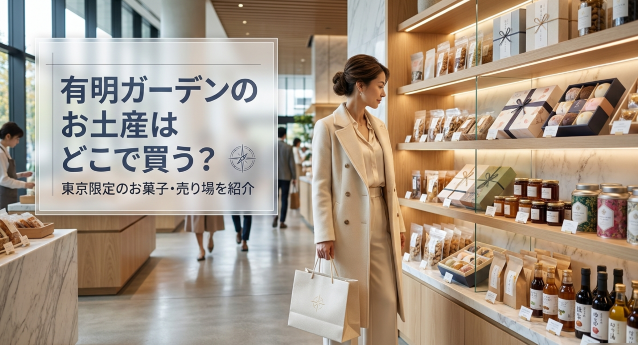 有明ガーデンのお土産はどこで買う？東京限定のお菓子・売り場を紹介