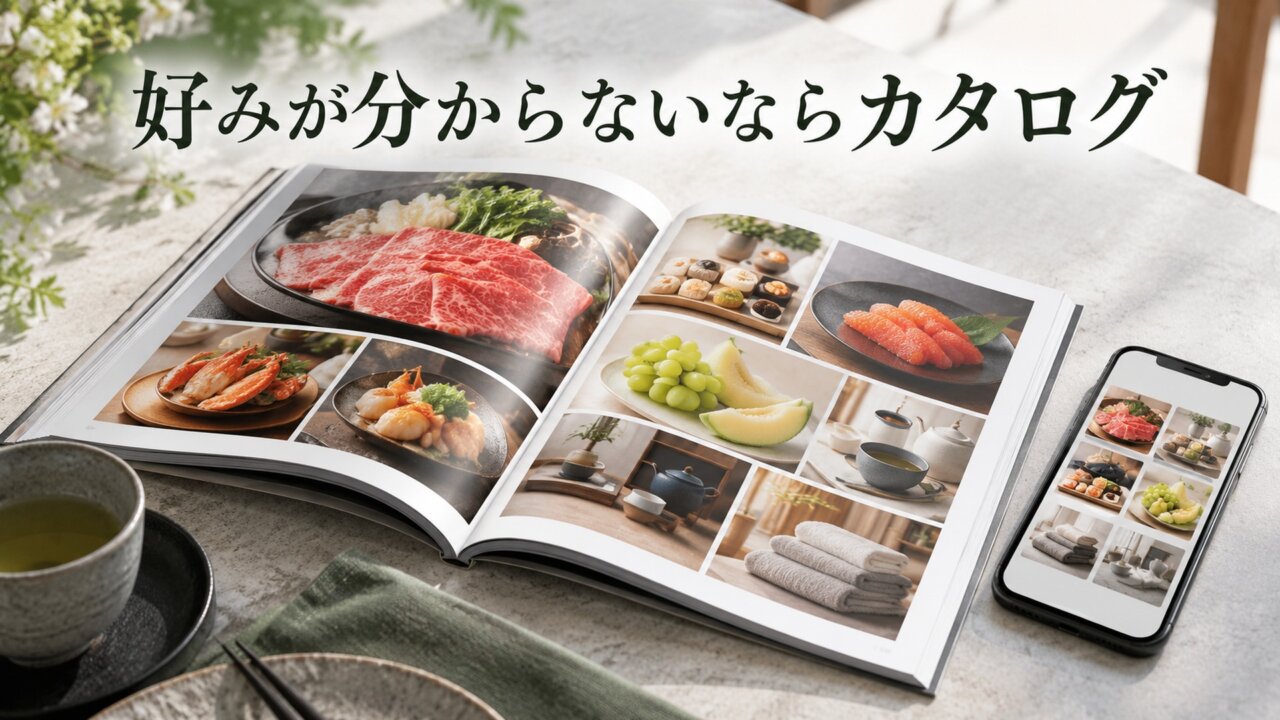 好みが分からないならカタログ 相手の好みが分からないときのカタログギフト